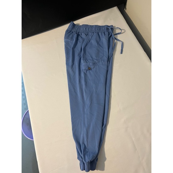 HH Works By Healing‎ Hands Scrub Pants Blue Size XSmall Petite - Picture 8 of 11